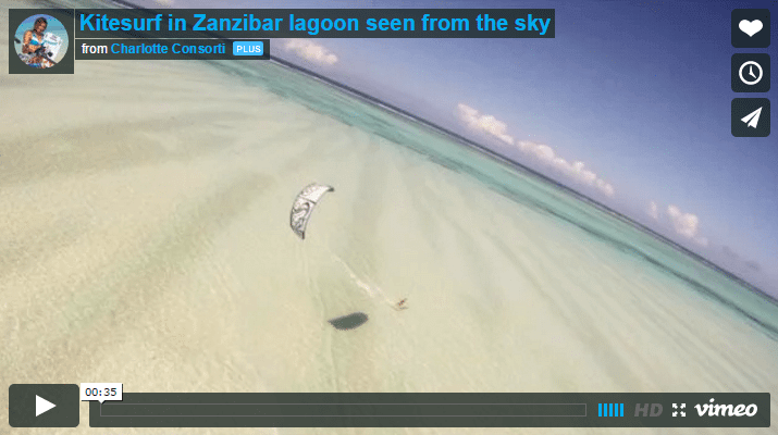 [:en]Kitesurf in Zanzibar lagoon seen from the sky[:]