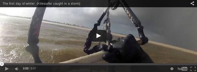 [:en]The first day of winter. (Kitesurfer caught in a storm) [:]