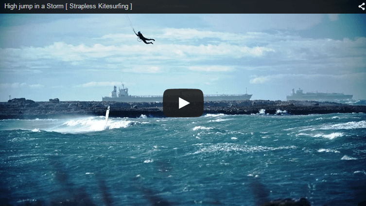 [:en]High jump in a Storm [ Strapless Kitesurfing ][:]