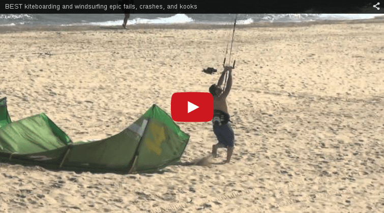 The best kiteboarding crashes