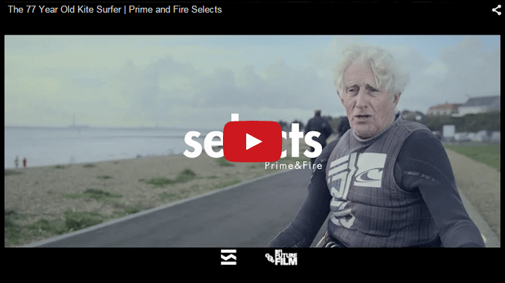 The 77 Year Old KiteSurfer