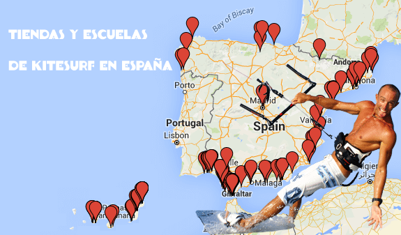 Todas las Tiendas y Escuelas de kitesurf en España[:en]All kitesurfing Stores and Kite schools in Spain