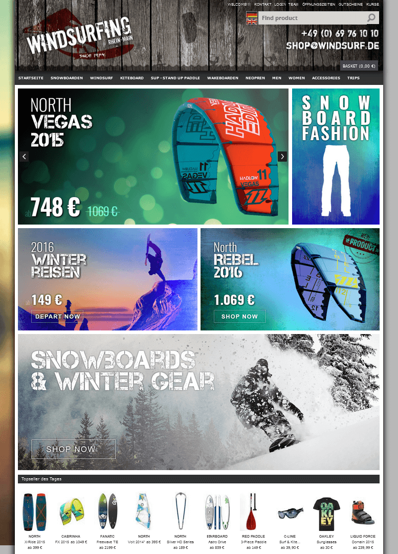 Las 10 mejores tiendas de kitesurf en Europa con los mejores descuentos