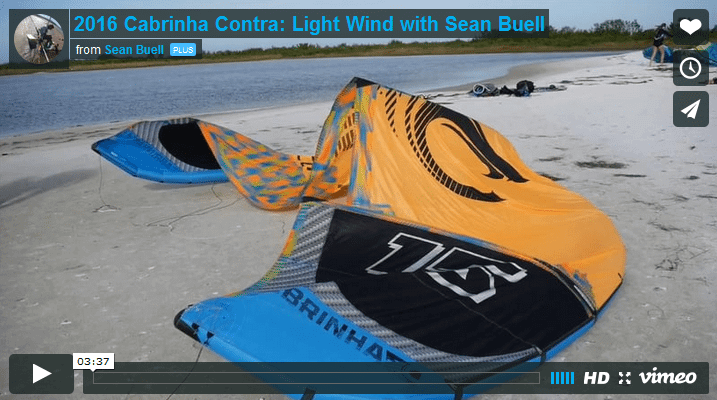 2016 Cabrinha Contra: Light Wind con Sean Buell