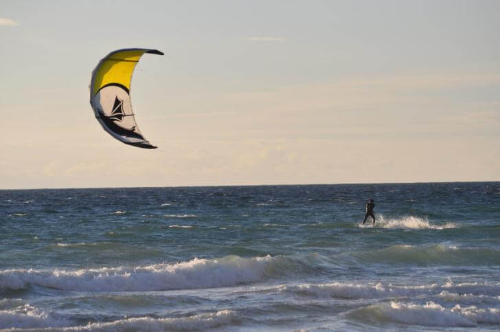 Kites on Los Lances Beach, Tarifa Stock Photo - Alamy