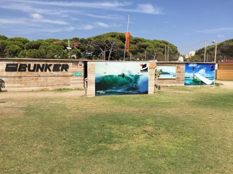 Bunker Castelldefels kitesurf spot buscokite